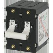 Blue Sea Double Pole A Series Circuit Breaker 16a White